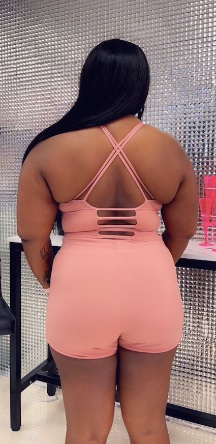 “I KNO U LYING” Women Cross Back Top 2 PIECE SET